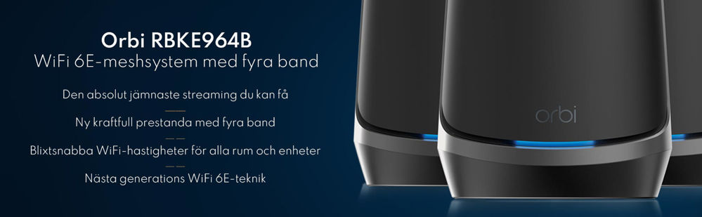 AXE11000 WiFi Mesh System (RBKE964B-100EUS)