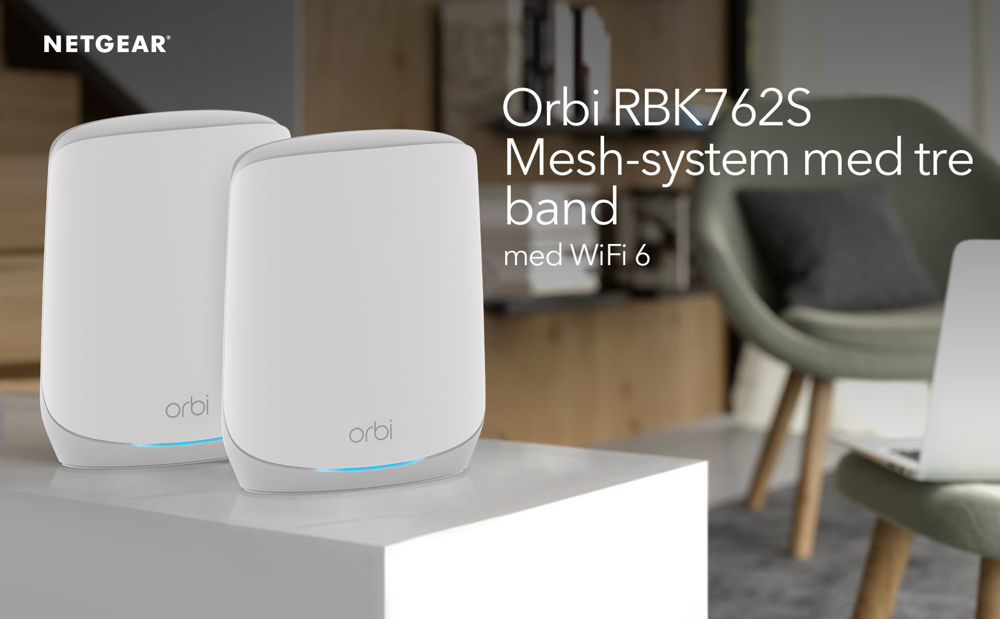 AX5400  WiFi 6 Whole Home Mesh WiFi System (RBK762S)