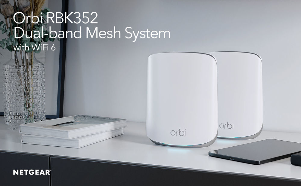 AX1800 WiFi 6 Whole Home Mesh WiFi System (RBK352)