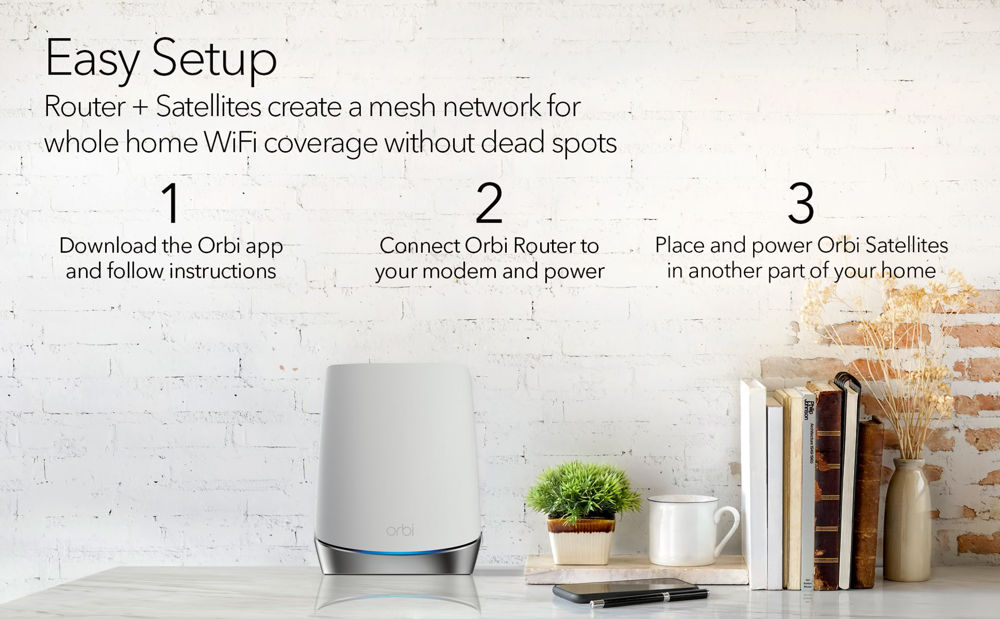 AX4200 WiFi 6 Whole Home Mesh WiFi System (RBK757)
