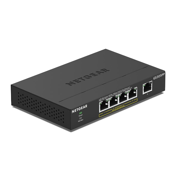 5-Port PoE+ Gigabit Ethernet Switch